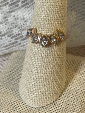 Marquise Stone Tiara Cluster Ring